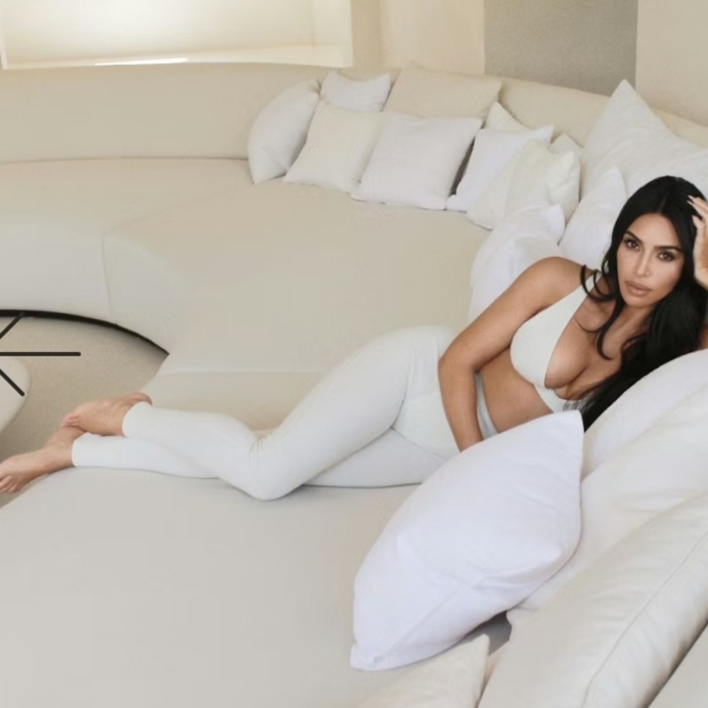 Skims Cream Leggings XS